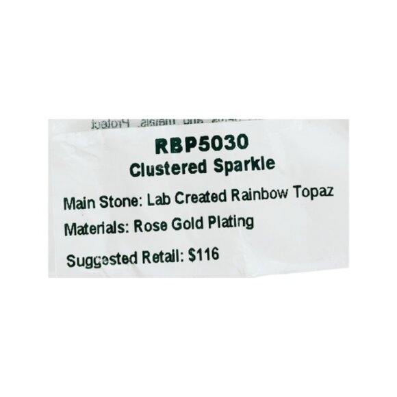 BP Original Collection Lab Created Rainbow Topaz Ring (Size 10) - Picture 6 of 7